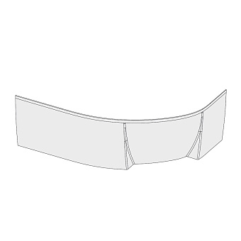 Экран для ванны RAVAK ASYMMETRIC CZ49100000 3см
