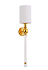 Бра CRYSTAL LUX MIRABELLA MIRABELLA AP1 GOLD/WHITE 60Вт E14