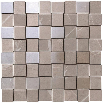 Керамическая мозаика Atlas Concord Италия Brick Atelier ASCV Marvel Silver Net Mosaic 30,5х30,5см 0,558кв.м.