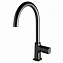 Смеситель для кухни Maxonor PL4089-9 поворотный излив серый