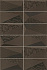 Настенная плитка MAINZU Diamond PT02601 Fancy Graphite 20х10см 1кв.м. глянцевая/рельефная