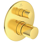 Смеситель для душа IDEAL STANDARD CERATHERM T100 A5813A2 шлифованное золото