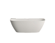 Ванна каменная SALINI SOFIA 102523MRH S-Stone матовая 180х85см пристенная