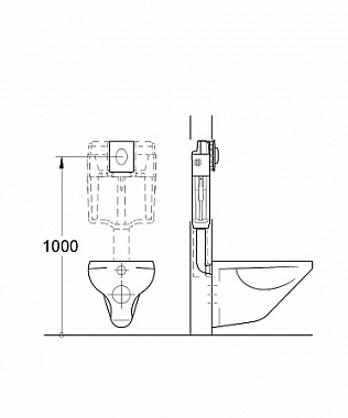 Панель смыва GROHE Skate Air 38564SH0 альпийский белый