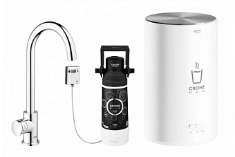 Смеситель для кухни GROHE Red II Mono 30085001 высокий излив хром