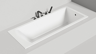 Ванна каменная SALINI CASCATA 104213M 180х80см встраиваемая