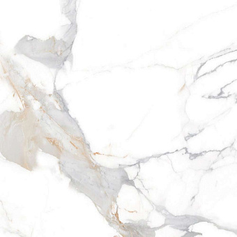 Полированный керамогранит Global Tile Calacatta Imperial_GT GT60606103PR белый 60х60см 1,44кв.м.