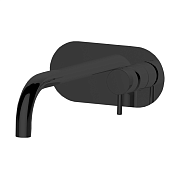 Смеситель для раковины Cisal Less New LN00551040 чёрный (матовый)