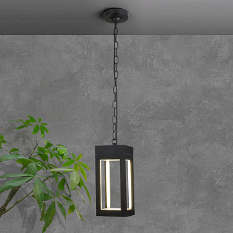 Светильник фасадный Elektrostandard Frame a051857 1528 12Вт IP54 LED чёрный