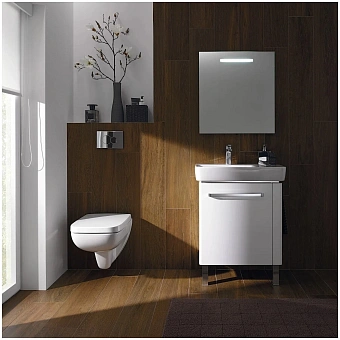 Зеркало GEBERIT Renova Compact 862360000 65х60см с подсветкой