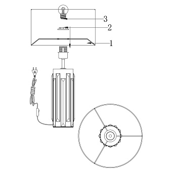 Настольная лампа Maytoni Muse MOD304TL-01G 60Вт E27