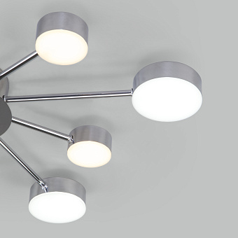 Светильник потолочный Eurosvet Nitrino 90242/10 хром 90Вт LED