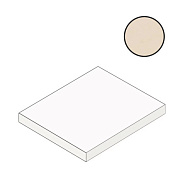 Плитка для ступеней Atlas Concord Италия Boost Natural A7IX Kaolin Scalino Angolare 33х33см 0,109кв.м.