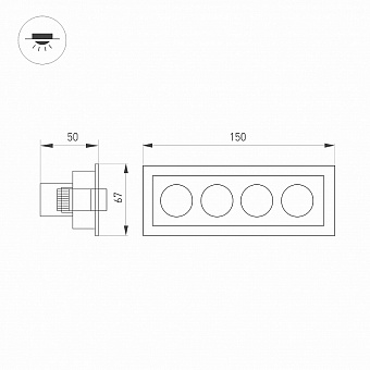 Светильник карданный Arlight Orient 031929 10Вт LED