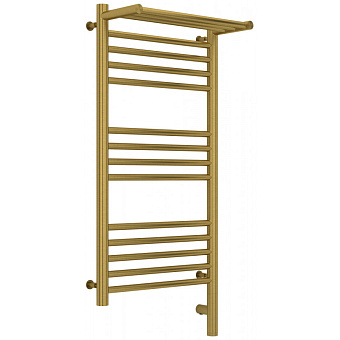 Полотенцесушитель СУНЕРЖА Богема 3.0 с 1 полкой 051-5807-8040 состаренная латунь