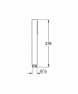 Ручной душ GROHE Euphoria Cube Stick 27698000 хром