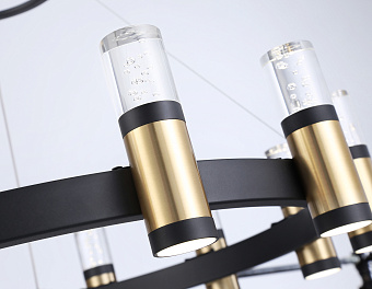 Люстра подвесная Ambrella COMFORT LineTech FL6206 72Вт 12 лампочек LED