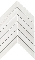 Керамическая мозаика Atlas Concord Италия MARVEL STONE 9SCD Bianco Dolomite Chevron Wall 25х30,5см 0,458кв.м.