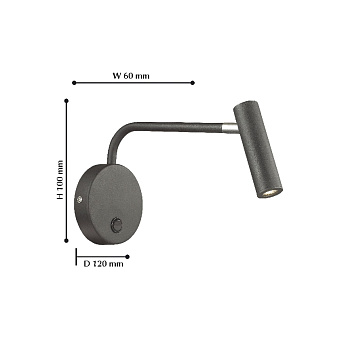 Бра Favourite Murum 1960-1W 3Вт LED