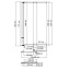 Стеклянная шторка на ванну WASSERKRAFT Main 41S02-80 140х80см
