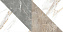 Декор Global Tile Capella GT GT98VG белый 25х50см 1,375кв.м.