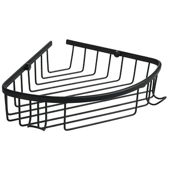 Полка в ванную угловая FIXSEN Hotel FX-31051-1A 1-ярусная 22х29,5см чёрный