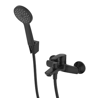 Смеситель для ванны IDDIS Ray RAYBL02i02 чёрный матовый