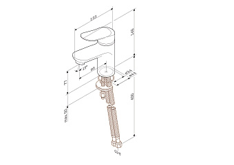 Смеситель для раковины AM-PM Sunny F85C02100 хром