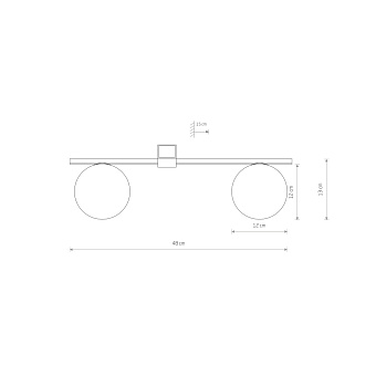 Светильник потолочный Nowodvorski Pik 10300 24Вт