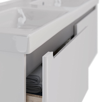 Тумба под раковину подвесная LEMARK Buno mini LM05BM125T 45х120х39,2см