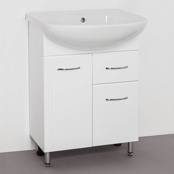 Раковина встраиваемая сверху CERSANIT ERICA S-UM-ERI60/1-w 62х47см
