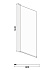 Стеклянная шторка на ванну Azario Merrit AZ-NF6211-1 800 140х80см