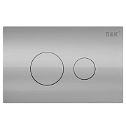 Панель смыва D&K DB1029001 хром