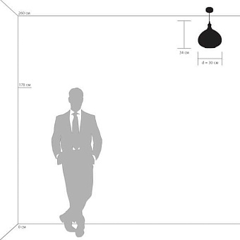Светильник подвесной Lightstar Genni 798031 40Вт E27