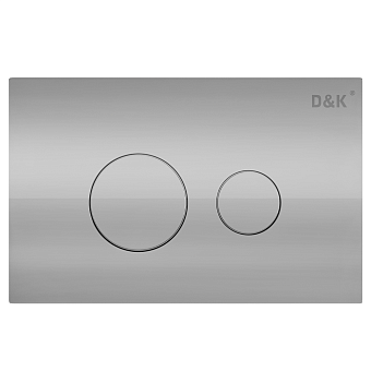 Панель смыва D&K DB1029001 хром