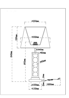Настольная лампа Arte Lamp JESSICA A4062LT-1PB 60Вт E27