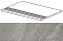 Плитка для ступеней Atlas Concord Италия Marvel Pro ADW9 Grey Fleury Gradino 60х30см 1,08кв.м. матовая