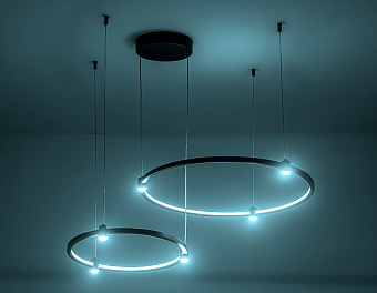 Люстра подвесная Ambrella COMFORT LineTech FL5525 45Вт 8 лампочек LED