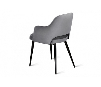 Кухонный стул AERO 54х54х80см велюр/сталь Dark Grey