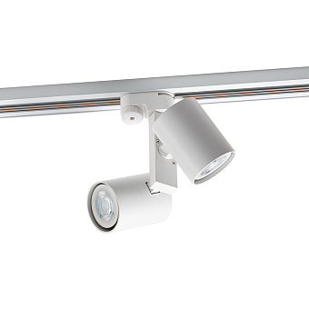 Трековый светильник CRYSTAL LUX CLT 0.31 CLT 0.31 001 60C2 WH 100Вт GU10 белый для однофазного трека