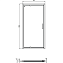 Душевая дверь IDEAL STANDARD CONNECT 2 K9272V3 195х100см стекло прозрачное