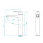 Смеситель для раковины RGW Shower Panels 511405311-04 SP-311B чёрный