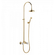 Душевая система Bongio Fleur Blanc 11537OR0D золотой
