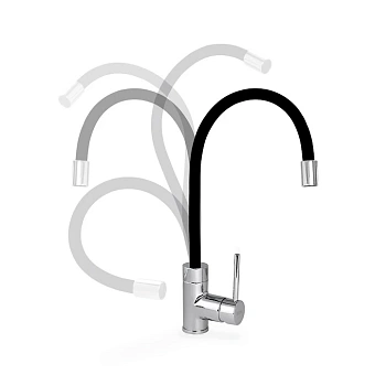 Смеситель для кухни IDDIS Kitchen 360 K36SBJBi05 поворотный излив хром