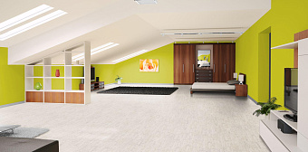 Пробковый пол CORKSTYLE CORKWISE 915х305х4мм Linea White C-Linea White 5,02кв.м