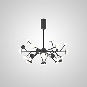 Люстра потолочная ImperiumLOFT Hilvi 193518-23 72Вт 24 лампочек LED