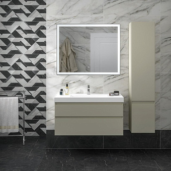 Пенал подвесной KERAMA MARAZZI CUBO CU.165Rh\LIM 30х35х165см Лимо