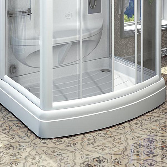 Душевая кабина RADOMIR Диана 1-05-1-0-0-0620 108х140х227см стекло прозрачное