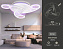 Люстра потолочная Ambrella ACRYLICA Original FA4475 66Вт 3 лампочек LED
