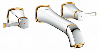 Смеситель для раковины GROHE Grandera 20415IG0 золото/хром